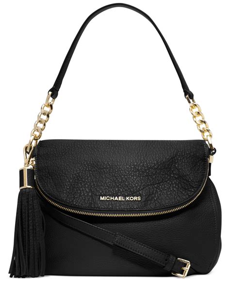 michael kors bedford medium tassel crossbody leather bag black|Michael Kors bedford legacy medium.